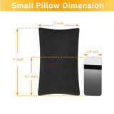 2 Pack Small Pillow, Cooling Memory Foam Mini Pillow 11 X 7 Inches for Sleeping, Travel, Nap and V1189-LWWAL-20260401-06289