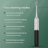 Black Portable Sonic Electric Toothbrush with Travel Case - 5 Modes Magnetic Levitation Motor, USB-C V888-ELOSUNG56304-1