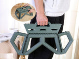 Folding Step Stool Plastic Lightweight Portable Small Kids Step Stool for Outdoor Camping Fishing V1294-YM0901-3116240018811
