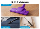 Devanti 3-in-1 Corded Stick Vacuum Cleaner, 16000Pa Strong Suction, Purple VAC-CD-802-PP