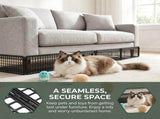 12 Pcs Under Sofa Barrier Pet Blocker for Cats with 20 Cable Ties, 37 x 17 x 12 cm V1237-ZY-917-035