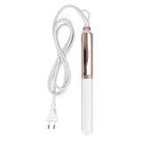 Flat Iron Hair Straightener Fast Heating Ultra Thin 60W LED Display Auto Off Portable Ion Hair V1294-YM0901-3113240355014