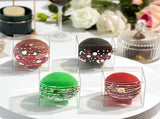 100Pack 3x3x3 Inch Clear Boxes for Hot Chocolate Bomb, Small Gifts, Bakery, Strawberries, Cupcake, V1258-DP02-C-2986