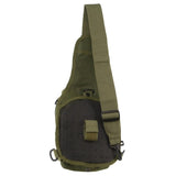 Pierre Cardin Cross Body Tactical Sling Bag Rucksack Army Style in Green V563-PC3857-GREEN