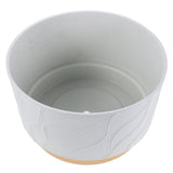 White Plastic Flower Pot with Luxury Texture for Orchid and Succulent Planters V1366-AZ2-W-21595