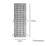Patio Chaise Lounge Cushions Sun Lounger Cushions Pad Lounge Chair Cushion for Travel Holiday Indoor V1294-YM0717-10133314