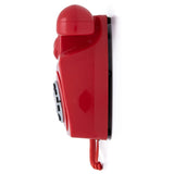 GPO 746 Retro Wall Mount Rotary Push Button Home Phone Landline Classic Red V185-746WALLRED