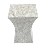 GLEESON MOTHER OF PEARL HAND MADE SIDE TABLE V742-FEH19