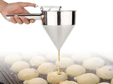 Stainless Steel Baking Funnel Cake Desserts Cooking Tools with Rack for Home Kitchen Bakery Use V1294-YM0722-JY03200