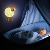 Cute LED Night Light Sheep Rattan Table Lamp USB Night Lamp for Home Kids Room Bedroom Living Room V1294-YM0901-10211641