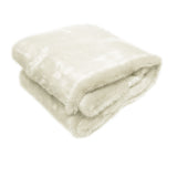 Radisson Polar Bear Luxury Animal Faux Fur Throw Rug 127 x 152 cm V442-ATX-THROW-24POLARBEAR-CREAM-RE
