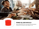Red Silicone Shot Glass and Bottle Molds for Creative Bar Supplies 1Set V1192-AZ-W-24956