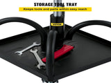Rolling Garage Stool 300LBS Adjustable Mechanic Work Shop Seat w/Casters V952-HSKSJJXGZYBDDF5PZV0