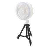 Tripod Fan Light with Tripod Folding 120&deg Oscillating Fan 4 Adjustable Wind Speeds 3 Adjustable V1294-YM0901-3113240155911