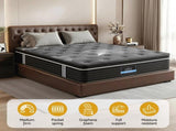Giselle Bedding Double Mattress 35cm Euro Top with Graphene Cooling Comfort Medium Firm MATTRESS-E-ATLAS-35-D