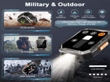 Men's Outdoor Smartwatch with Bluetooth Calling and Flashlight V888-ELOSUNG28587