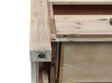 TV Cabinet with 3 Storage Drawers with Shelf Solid Acacia Wooden Frame Entertainment Unit in Oak V43-TVC-NOW-OAK