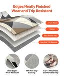 Area Rug, 1524x2133.6mm Large Washable Rug, Non-Slip Tear-Resistant Soft Carpet, Pet & Child V952-JXZXDT5X7FTXKRKEU001V0