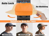 2 Piece Wall Mounted Cap Organizer Holds 20 Caps Matte Black V1237-ZY-818-267