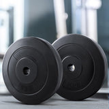 Everfit 30kg Barbell Weight Plates Standard Home Gym Press Fitness Exercise FIT-K-DB-PL-30