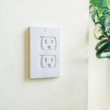 12 Pack Self-Closing Electric Outlet Covers for Child Proofing Wall Socket Plates V1370-AZ4-08127