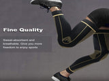 Compression Leg Sleeves - Knee & Calf Support for Running, Arthritis, Joint Pain Relief - Infused V1370-AZ4-17589