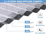 4PCS Clothes Storage Bag Large Capacity Clothing Organizers Foldable Closet Container with Clear V1294-YM0523-10334568
