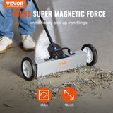 Rolling Magnetic Sweeper with Wheels, Push-Type Magnetic Pick Up Large Magnet Pickup Lawn V952-TLSCXQSQT1845AO8ZV0