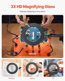 VEVOR Magnetic Helping Hands Soldering Station 3X LED Magnifying Lamp 5 Arms V952-FZSHJZ5GFZS66QYKI001V9