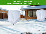 Plant frost protection cold cover plant cover with drawstring and zip 2-pack 120 * 180 cm V1259-DP01-BO-73