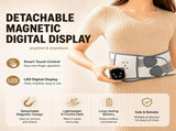 Smart Heated Massage Waist Belt Dual Motor 9-Level Vibration 5-Level Heat Therapy, Detachable V1232-AMQ-YB-002