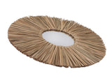 Woven Wall Mirror Decorative Hanging Round Seagrass Wall Mirror for Bedroom Living Room Home V1294-YM0703-3115230038812