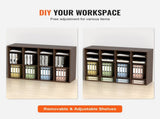 Literature Organizers, 36 Compartments Office Mailbox with Adjustable Shelves, Wood Literature V952-MZWJZLFPJBH36S6H5V0