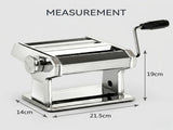 CARLA HOME Pasta Maker Machine - Hand Crank Noodle Maker - Grey - Kitchen Appliances Pasta Makers LSB-36492