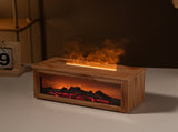 Fireplace Flame Effect Aroma Diffuser & Humidifier with 7-Colour Light, Timer & Remote Control V888-ELOSUNG35861