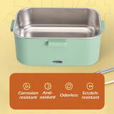 75W Electric Lunch Box Food Warmer Heater 1.8L Portable Leak Proof Car Home AU V201-ELB1218GR8AU