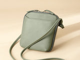 Light Green Premium Leather Mini Crossbody Phone Bag - Stylish Multi-Pocket Organizer for Women V888-ELOSUNG27836