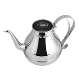 1.2L Stainless Steel Gooseneck Pour Coffee Drip Kettle Tea Filter Pot Indoor V1294-YM0722-JYB01750