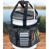 Multi-Functional Tactical Fishing Bucket Backpack, Waterproof Large Capacity, Built-in Livewell, All V1232-DYT-SND-001