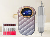 Pink Portable Mini Electric Nail Drill Pen - Manicure Pedicure Polishing & Shaping Tool V888-ELOSUNG24692