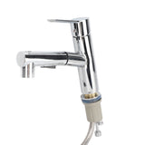 G1/2 Pull Out Sink Faucet Hot Cold Bathroom Sink Faucet Copper Alloy Rust Proof Water Tap for Basin V1294-YM0901-3112240020011