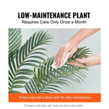 Artificial Palm Tree, 1.5m Tall Faux Plant, Secure PE Material & Anti-Tip Tilt Protection V952-RZRDZW5FT2BLZBCF0V0