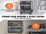 15U Open Frame Server 23-40 in Adjustable Depth, Free Standing or Wall Mount Network Server V952-KFSJJH15U2340IWPXV0