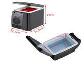 6L Car Refrigerator Cooler & Warmer, Portable Electric Cooler for Travel,12V Mini Fridge with Cup V1107-CS-FNECN32