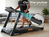 Proflex TRX9s Electric Treadmill, Large Size, 450mm Belt, 10-inch display, Foldable, Suspension, V219-FTNTRDPFTRX9A