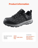 Steel Toe Shoes for Men US Size 9 Athletic Work Shoe Sneakers Black V952-NSHJJZXYDXXHOOINNV0