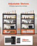 VEVOR Storage Shelves 24" D x 48" W x 72" H 5-tier Garage Storage Shelving，609 x 1219 x 1829 mm V952-JSBSXHJ24487H0A32V0