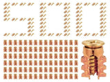 500Set Short Expansion Screw Set, Reliable Material Specs, Powerful Expansion Locking, for Wardrobe V1366-AZ2-W-15503
