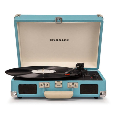 CROSLEY Crosley Cruiser Turquoise - Bluetooth Turntable & Record Storage Crate V177-IW-CR8005FSC-TU4