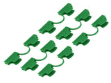 50Pcs Greenhouse Clamp PE Plastic 2 Head Plant Film Clamp Soil Sheet Clip for Horticulture 16mm / V1294-YM0706-3111230226813